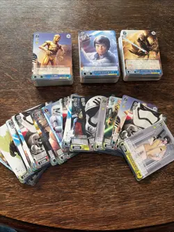 194x Star Wars Weiss Schwarz Japanese TCG Job Lot - Common Card Bulk SW/S49 - Image 2
