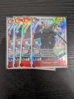 One Piece PRB02 Trafalgar Law English Playset PRB02-002 4 Card Set Best Vol.2 - Image 1