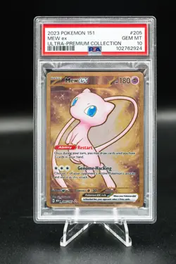 PSA 10 Mew ex - (151 Metal Card) 205/165 Sv: Scarlet & Violet 151 UPC Promo - Image 1