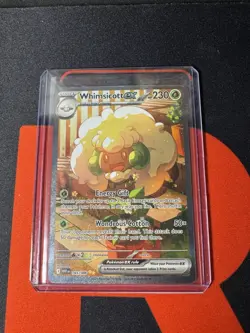 Whimsicott EX 165/086 Sv:10.5 White Flare Holo Card NM Condition - Image 1