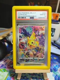 🇯🇵 Pokemon Card PSA10 - Pikachu 323/ S-P Promo PRCS.C/B SWORD/SHIELD 2022 🇯🇵 - Image 1