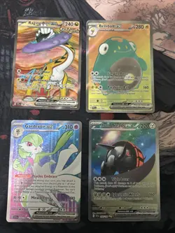 Pokemon Card Lot Gardevoir ex, Bellibolt EX , Iron Tread Ex, Raging Bolt EX NM - Image 1