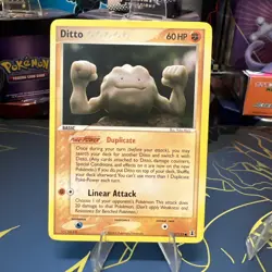 Pokemon TCG Ditto Geodude Card Regular Delta Species 62/113 - Image 1
