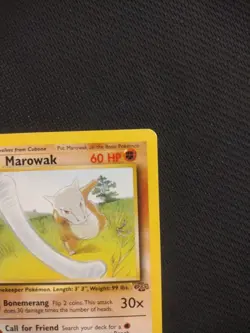 1st Edition Marowak Jungle Set Pokemon Card 1999 - Image 2