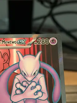 Team Rockets Mewtwo EX Holo Ultra Rare Card 213/182 Sv10: Destined Rivals Mint - Image 3