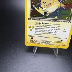Dark Raichu Holo 1st Edition Team Rocket #83/82 – Secret Rare Pokemon Card NM - Image 5