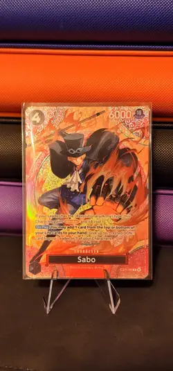 Sabo (P-105) (SP) - Adventure on Kami's Island (OP15-EB04) TCG English Card - Image 1