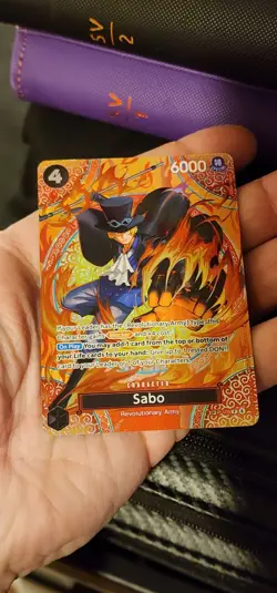 Sabo (P-105) (SP) - Adventure on Kami's Island (OP15-EB04) TCG English Card - Image 5