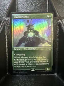 MTG Masked Vandal Kaldheim 405 Regular Common - Image 1