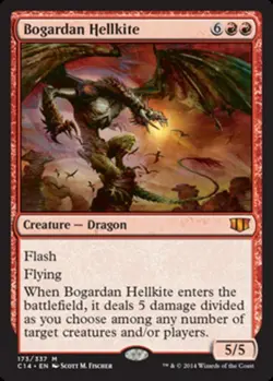 Mint/Near-Mint, English - 4 x MTG Bogardan Hellkite Commander 2014 - Image 1