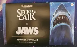 Magic The Gathering MTG Secret Lair x Jaws Terror of Amity Island Rainbow Foil - Image 1