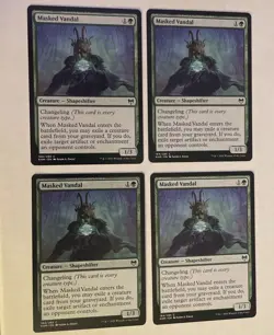 Masked Vandal Kaldheim Regular Set of 4 - Image 1