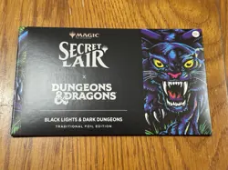 MTG Secret Lair Black Lights & Dark Dungeons Foil Edition - Sealed - Image 2