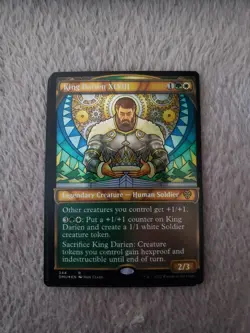 MTG King Darien XLVIII FOIL SHOWCASE Dominaria United Magic the Gathering 344 - Image 1