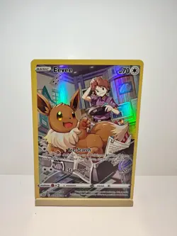 Eevee TG11/TG30 Holo Brilliant Stars Trainer Gallery Pokemon NM - Image 1