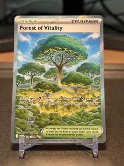 Forest of Vitality 109/088 Full Art Ultra Rare Pokemon TCG Perfect Order NM - Image 1