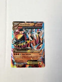 Primal Groudon EX (Omega) 86/160 XY - Primal Clash Holo NM Mega Pokemon Card - Image 1