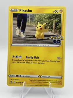 Pikachu - 27/78 Pokemon GO - Pokemon TCG - 2022 NM - Image 1
