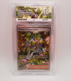 Wally's Compassion Mega Evolution 186/132 SIR Ace Grading 10 Pokemon Slab - Image 1