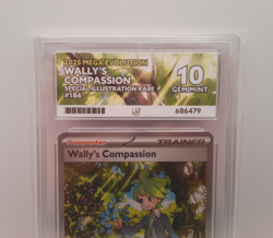 Wally's Compassion Mega Evolution 186/132 SIR Ace Grading 10 Pokemon Slab - Image 2