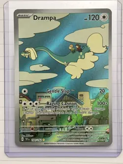 Drampa 184/162 Illustration Rare ⭐ S&V: Temporal Forces Pokemon TCG full art - Image 1