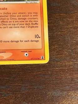 Pokemon TCG Ditto (Charmander) 37/113 Delta Species 2005 - Image 4