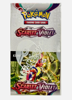 Pokemon TCG Scarlet and Violet Base Set Half Booster Box 18 Boosters New Sealed - Image 1
