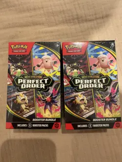 1x Pokemon TCG Perfect Order Booster Bundle New & Sealed (6 packs) 🔥 - Image 1