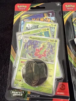 Pokemon TCG Perfect Order Promo Checklane Blister Booster Packs - Lot of 3 !! - Image 2