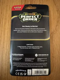 Pokemon Perfect Order Premium Checklane Blister Booster Pack Factory Sealed - 2X - Image 2