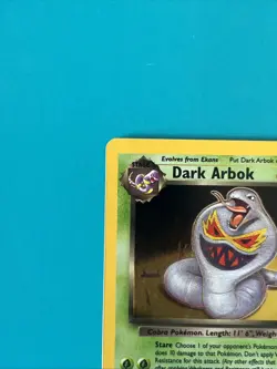 Pokemon TCG Dark Arbok Holo 2/82 Raw Ungraded Team Rocket - Image 2