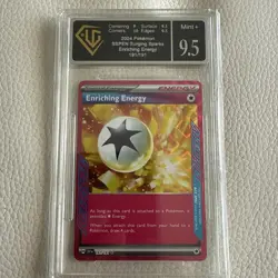 Pokemon TCG | Enriching Energy 191/191 Sv08 SSP. UGC Grade 9.5 Mint+ - Image 1