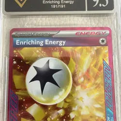 Pokemon TCG | Enriching Energy 191/191 Sv08 SSP. UGC Grade 9.5 Mint+ - Image 2
