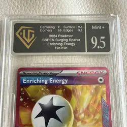 Pokemon TCG | Enriching Energy 191/191 Sv08 SSP. UGC Grade 9.5 Mint+ - Image 3