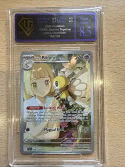 Pokemon TCG - Lillie’s Ribombee 164/159 - Journey Together - UGC 8.5 N/Mint - Image 1