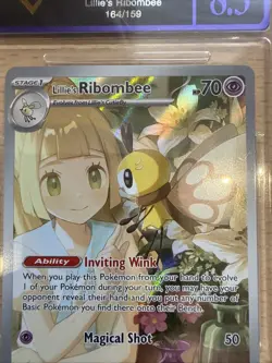 Pokemon TCG - Lillie’s Ribombee 164/159 - Journey Together - UGC 8.5 N/Mint - Image 2