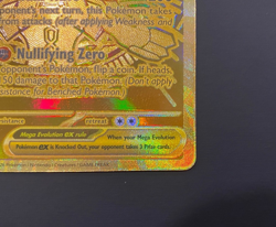 Mega Zygarde EX 124/088 Hyper Rare Gold Pokemon TCG - Image 5