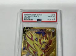 Pokemon Zamazenta V Secret Rare Holo 212/202 Sword & Shield PSA 10 English - Image 4
