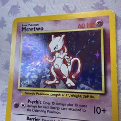 Mewtwo 10/102 Pokemon TCG 1999 Base Set Holo Unlimited - Image 3