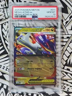 Mega Evolution Latias EX Holo #011 Pokemon PSA 10 Gem Mint (513) FREE SHIPPING! - Image 1