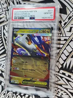 Mega Evolution Latias EX Holo #011 Pokemon PSA 10 Gem Mint (513) FREE SHIPPING! - Image 4