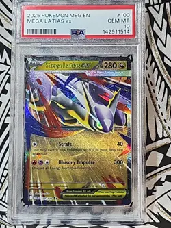 Mega Latias EX #100 Evolution Holo Pokemon PSA 10 Gem (514) FREE SHIPPING - Image 1