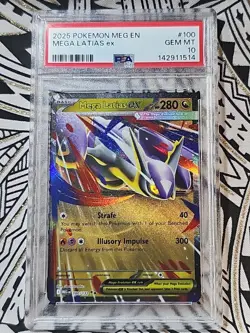 Mega Latias EX #100 Evolution Holo Pokemon PSA 10 Gem (514) FREE SHIPPING - Image 2