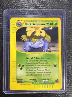 Pokemon TCG Dark Venusaur Best of Game 7/9 Regular Promo Promo NM - Image 1