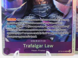 4x Trafalgar Law ST10-010 SR Premium Booster -The Best- NM - ONE PIECE GAME - Image 2
