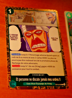 ONE PIECE FRANCAISE CARD GAME CARTE HOLO OP15-038 FR MINT 2026 - Image 1