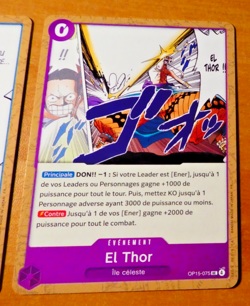 ONE PIECE FRANCAISE CARD GAME CARTE OP15-075 FR MINT 2026 - Image 1