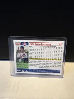 2025 Topps Pete Crow-Armstrong Red Foil #253 /50 Chicago Cubs 🔥🔥 - Image 2