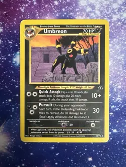 Pokemon Neo Discovery Umbreon TCG Card 32/75 - Image 2