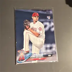 2018 Topps Series 2 Shohei Ohtani Rookie #700 Los Angeles Angels Baseball Card - Image 1